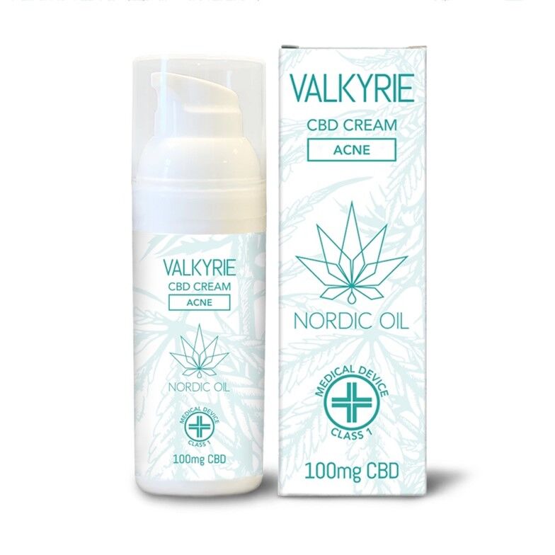 Nordic Oil Valkyrie CBD Akne Creme
